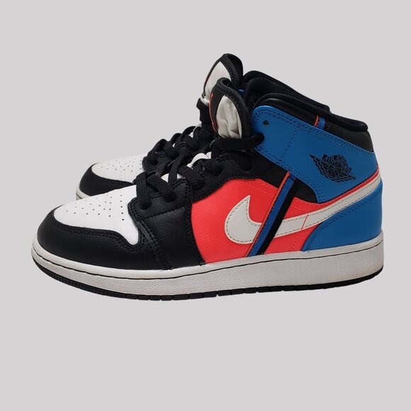 Nike Air Jordan 1 Mid Game Time GS CV4891-001 Orbit 6.5Y - Picture 2 of 10